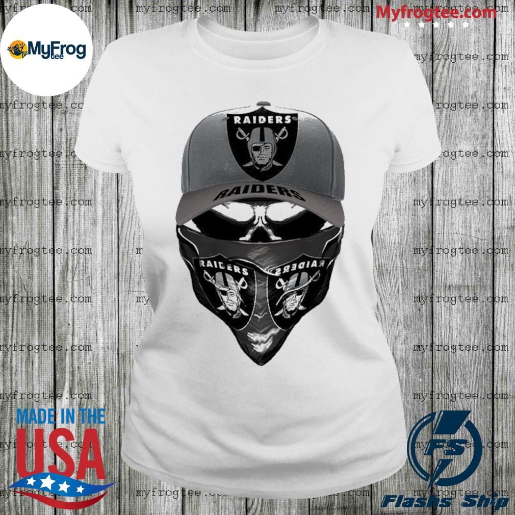 Skull mask las vegas raiders shirt