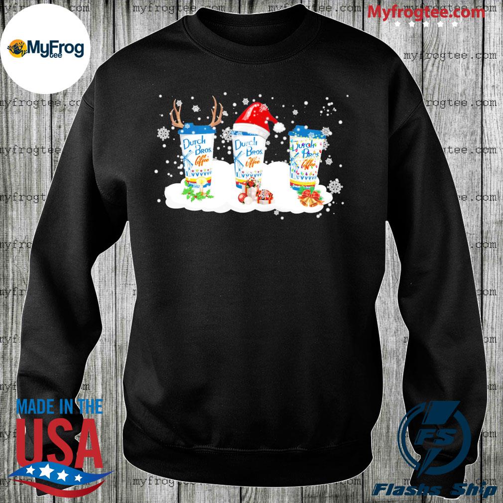 Official Dutch Bros Coffee happy Merry Christmas shirt, hoodie, sweater and  long sleeve