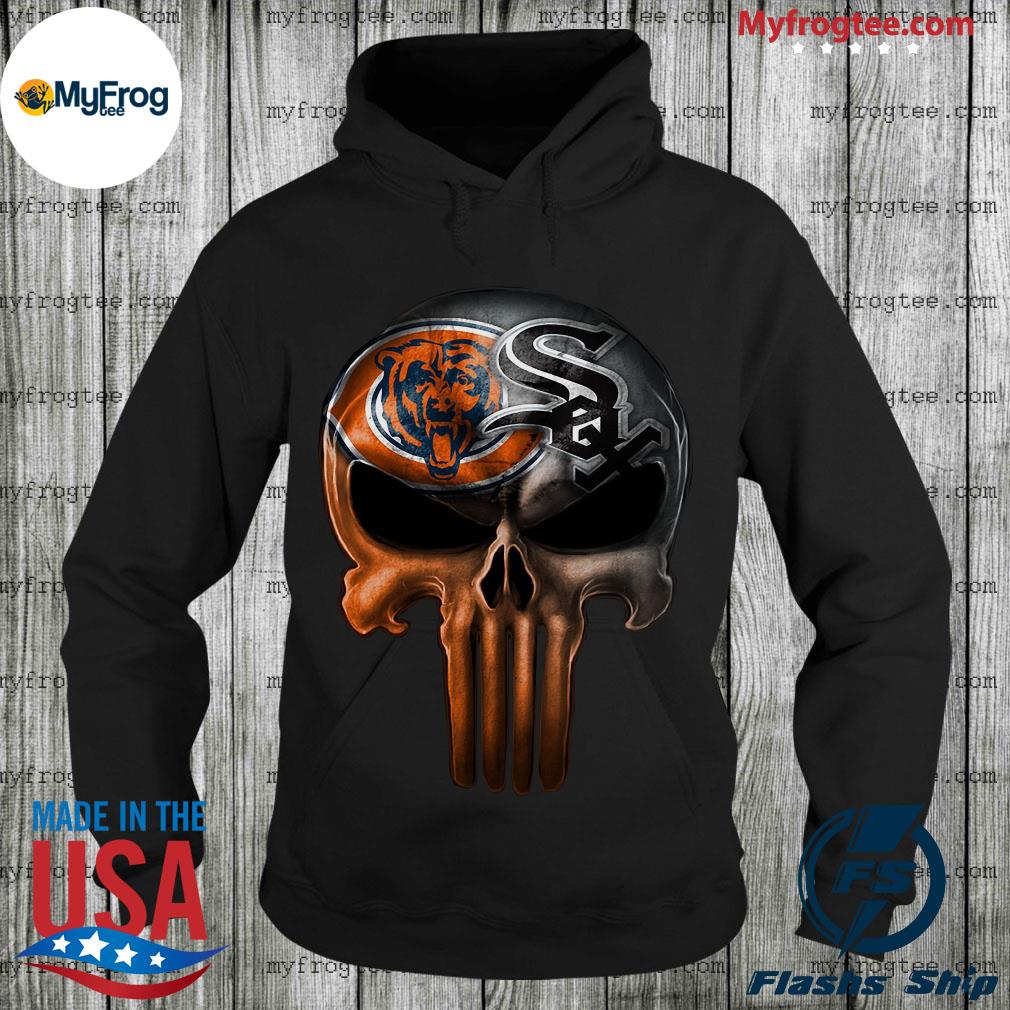 Punisher skull Chicago Bears vs Chicago White Sox shirt, hoodie, sweater,  long sleeve and tank top