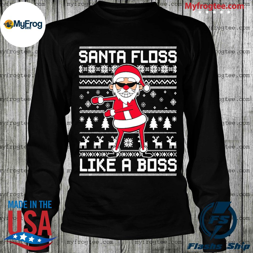 santa claus dabbing sweater