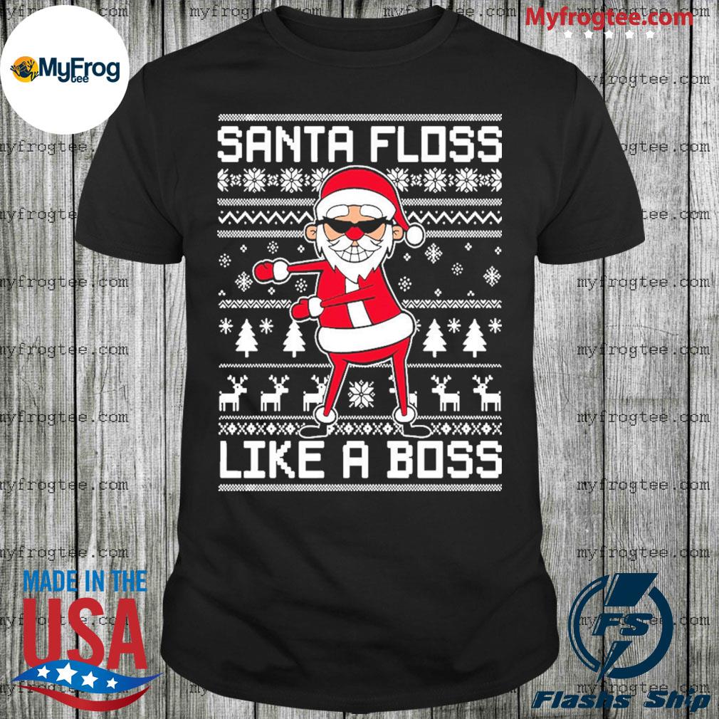 santa claus dabbing sweater