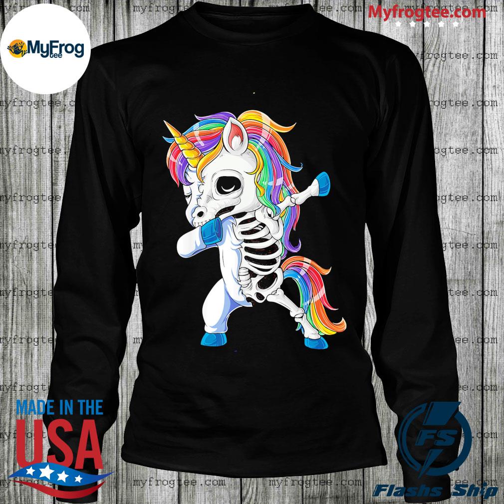 unicorn skull shirt