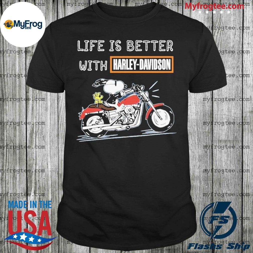 snoopy harley davidson shirt