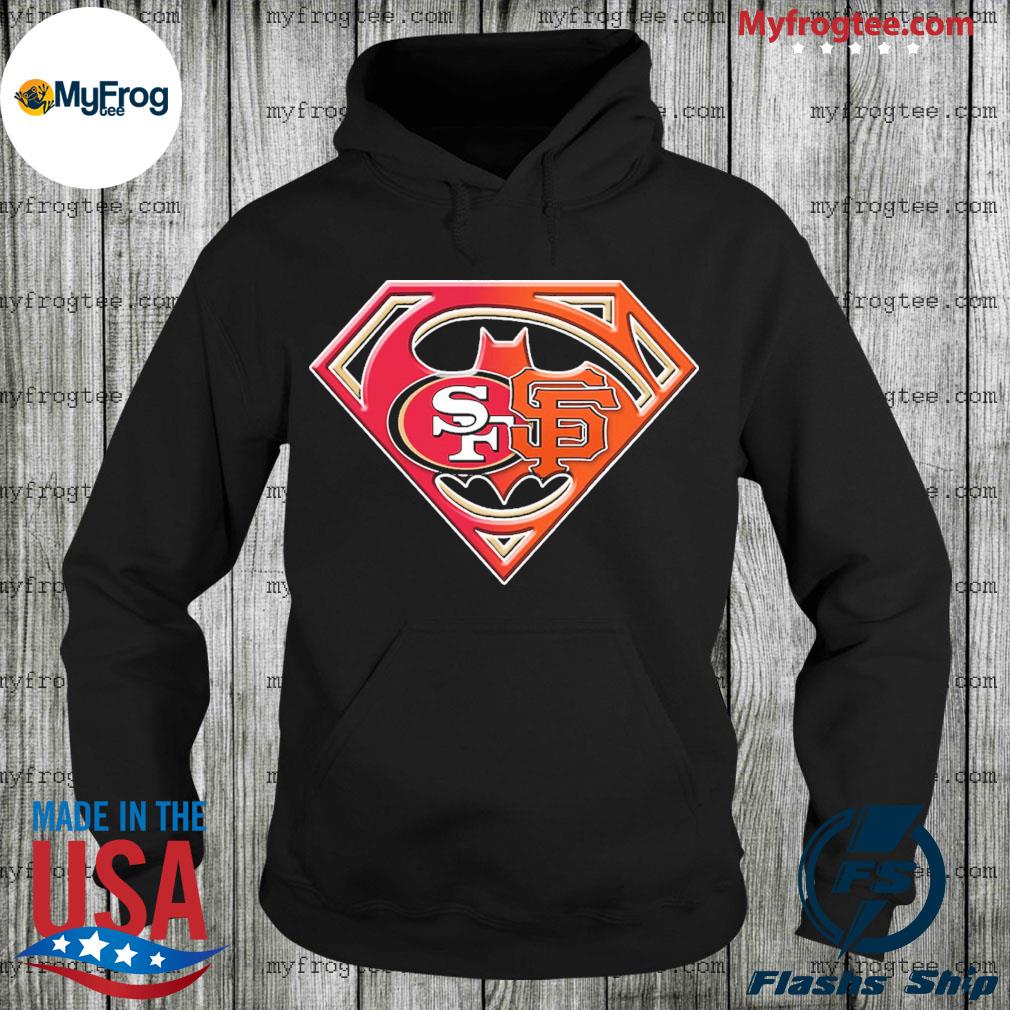 Superman San Francisco 49ers and san francisco giants t-shirt, hoodie,  sweater, long sleeve and tank top