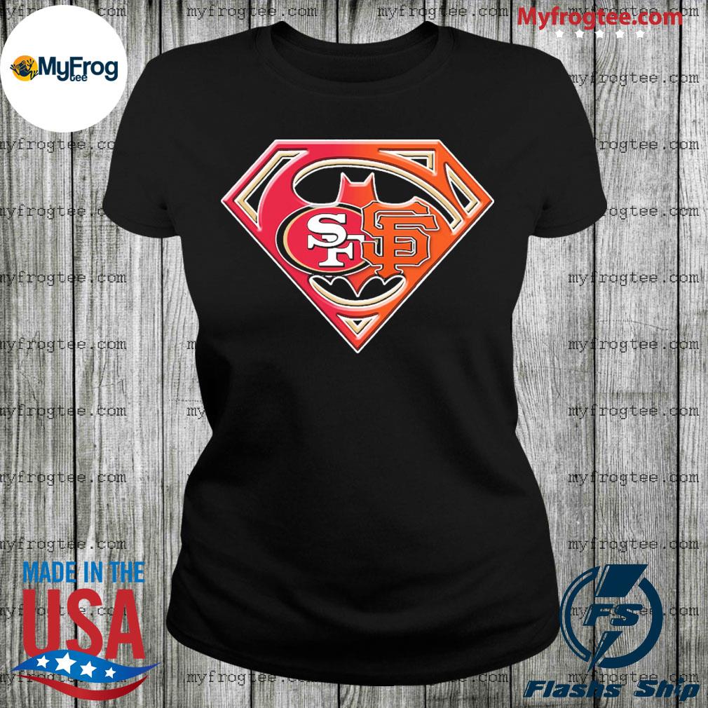 San Francisco 49ers And San Francisco Giants Superman T-Shirt