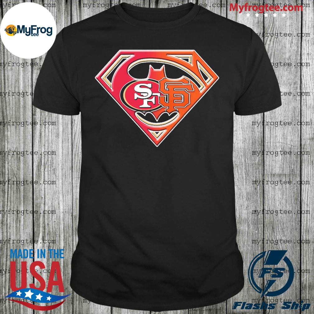 Superman San Francisco 49ers and san francisco giants t-shirt, hoodie,  sweater, long sleeve and tank top