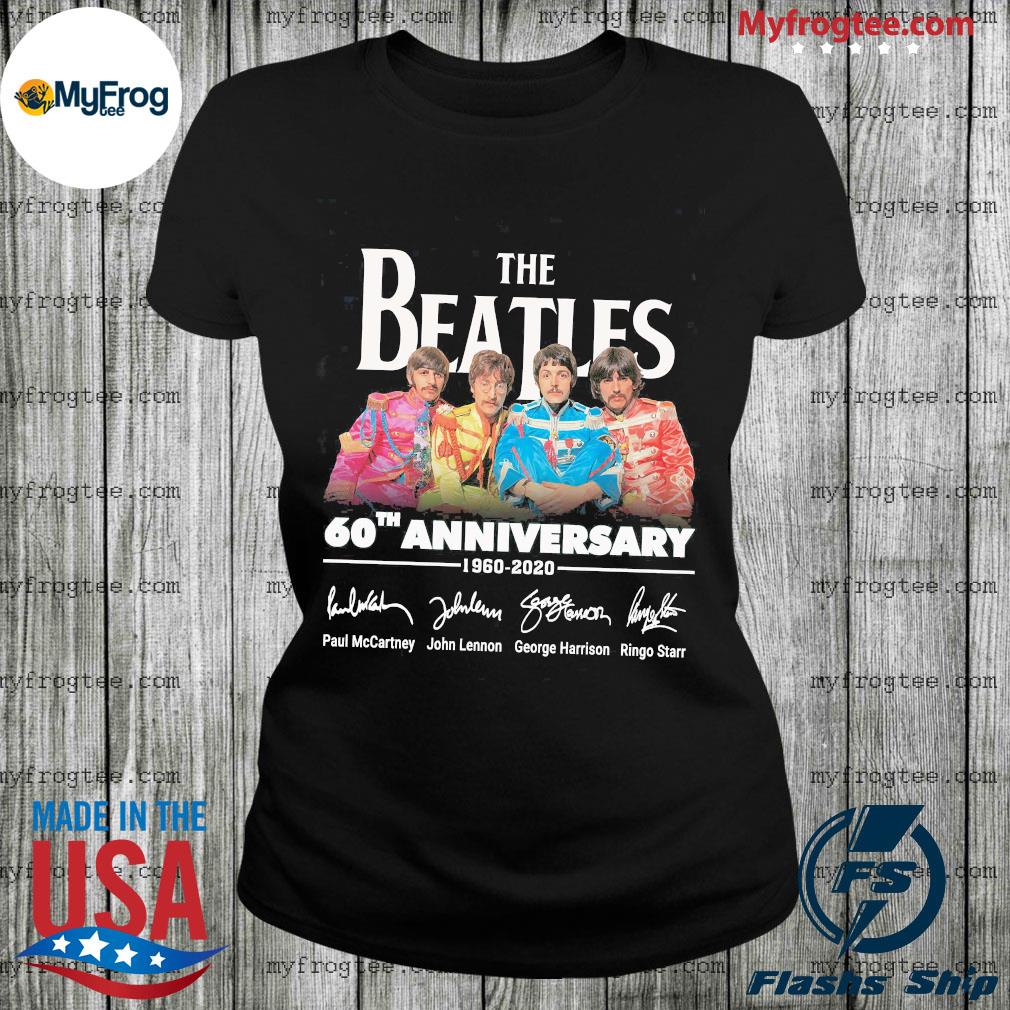 60th anniversary beatles shirt