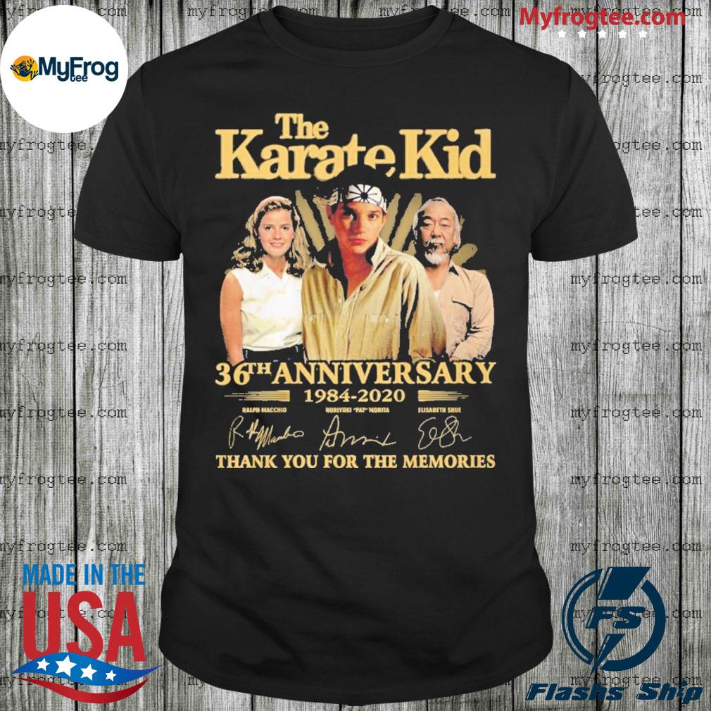 The Karate Kid 36th anniversary 1984 2020 signature shirt hoodie