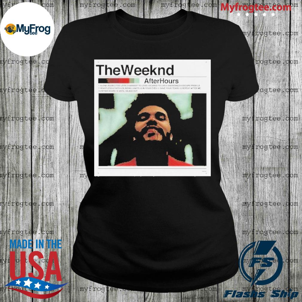 the weeknd t shirt after hours