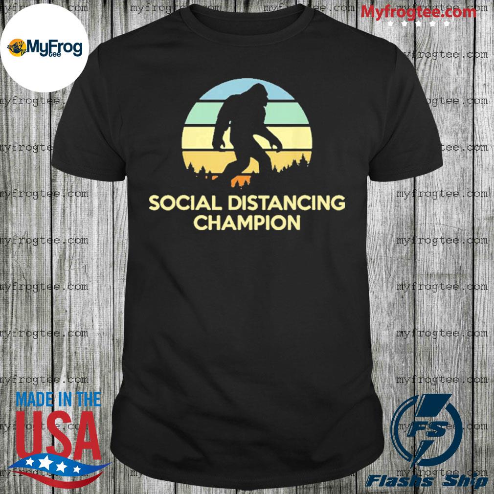 social distancing champion tee