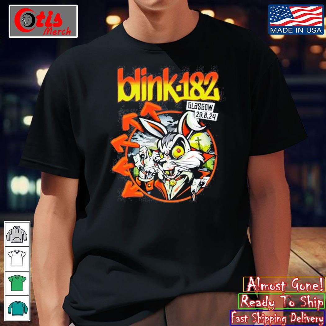 Blink 182 Glasgow Scotland August 29 2024 Shirt