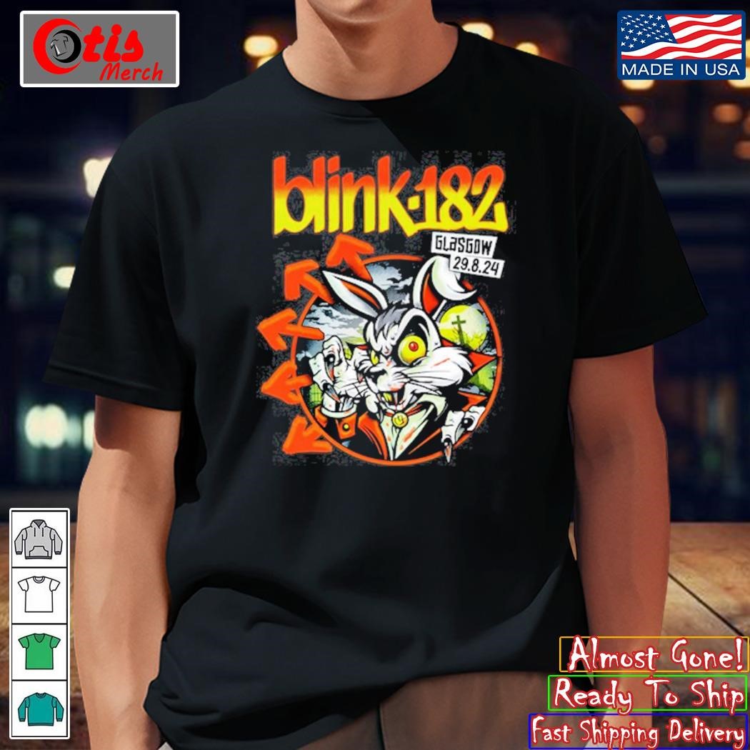 Blink 182 Tour In Glasgow Scotland On Aug 29 2024 Shirt