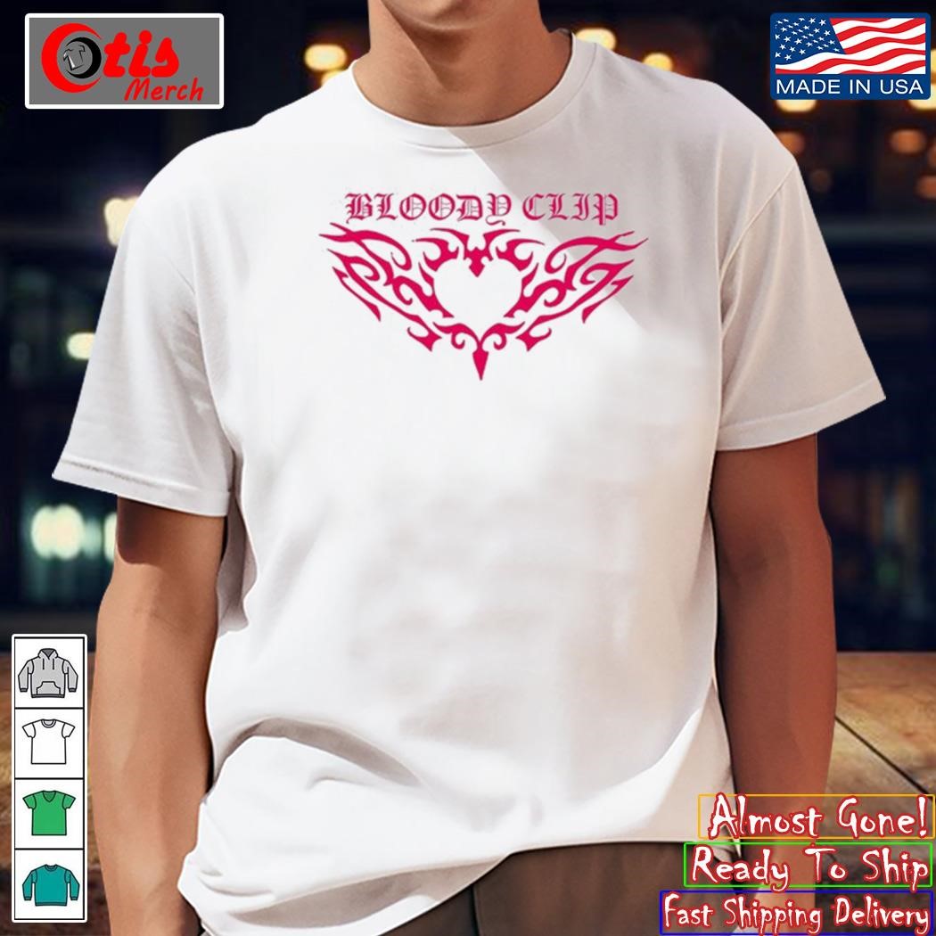 Bloody Clip Heart Shirt