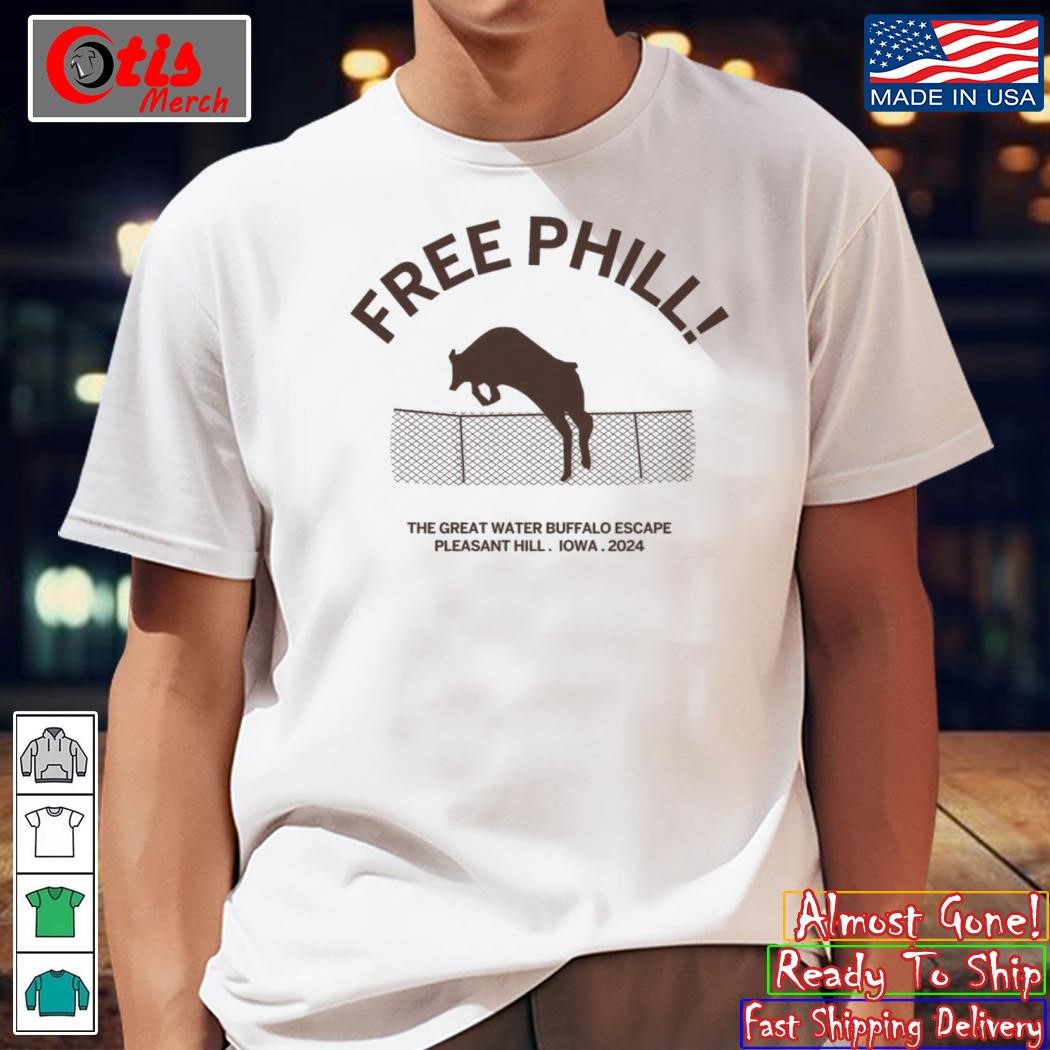 Free Phill The Great Water Buffalo Escape Shirt