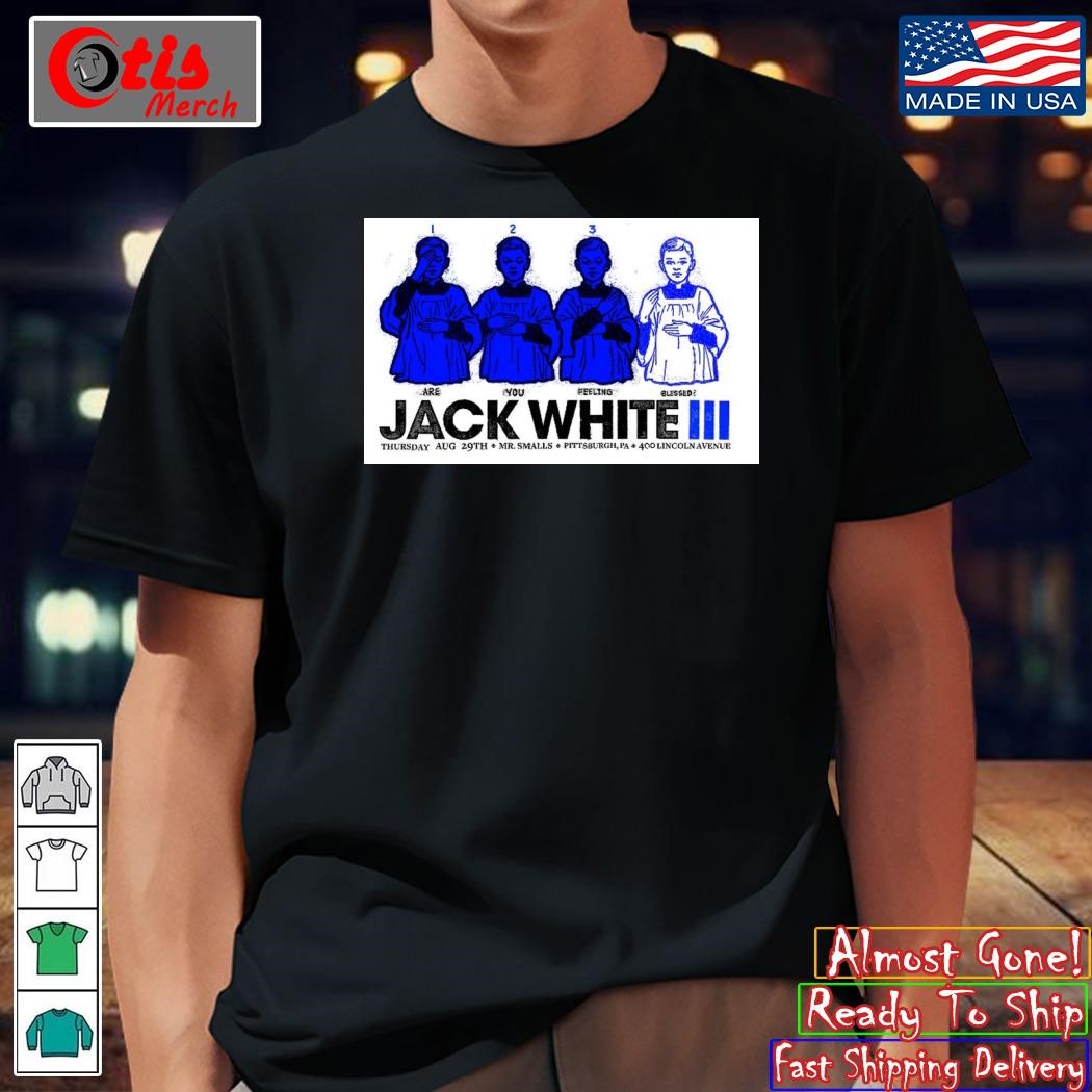 Jack White Aug 29 2024 Mr. Smalls Theatre In Millvale PA Poster shirt