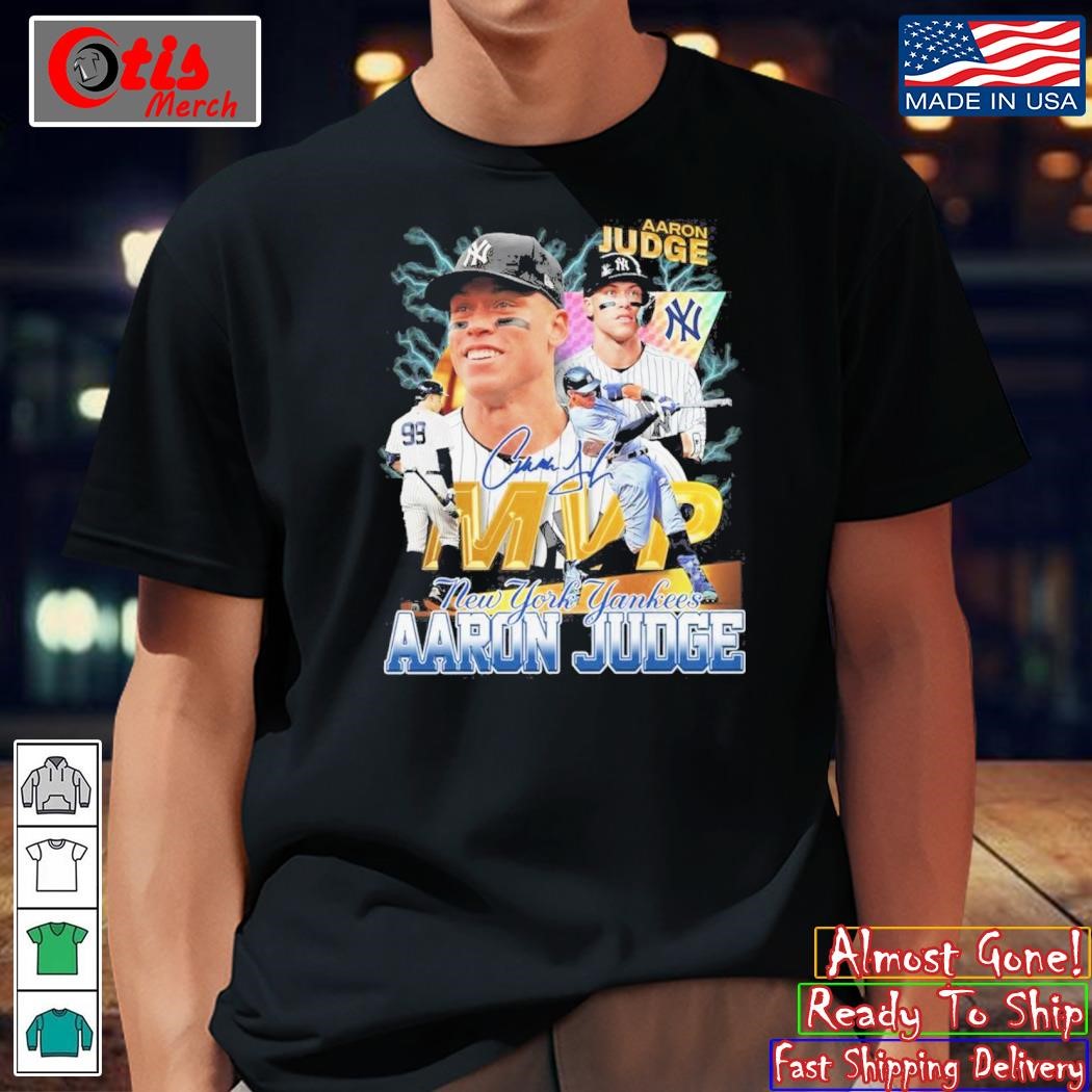 MLB New York Yankees Aaron Judge MVP Signature T-Shirt