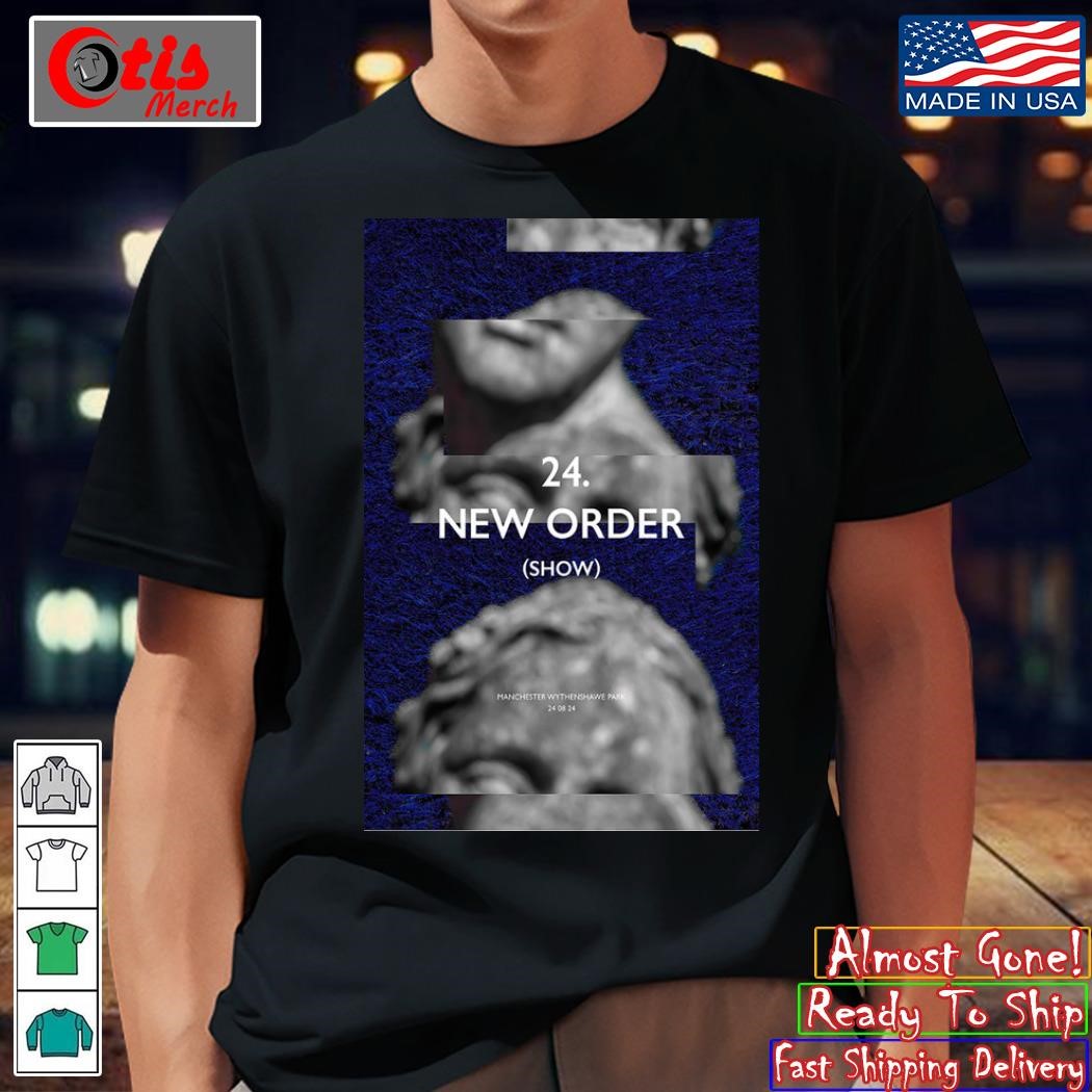 New Order Wythenshawe Park Show 2024 Poster shirt