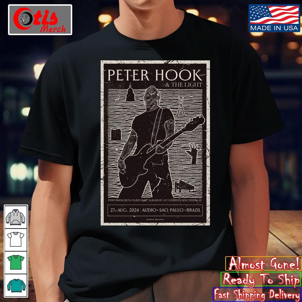 Peter Hook Aug 27 2024 Audio São Paulo Brazil Poster shirt