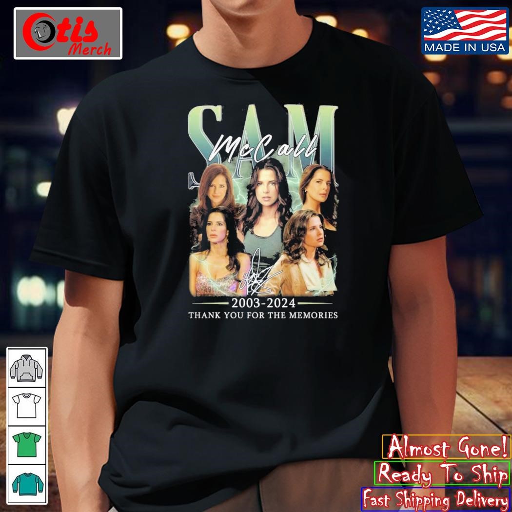 Sam McCall 2003-2024 Thank You For The Memories T-Shirt