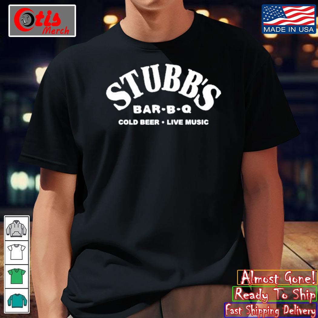 Stubb's Bar B Q Cold Beer Live Music Shirt