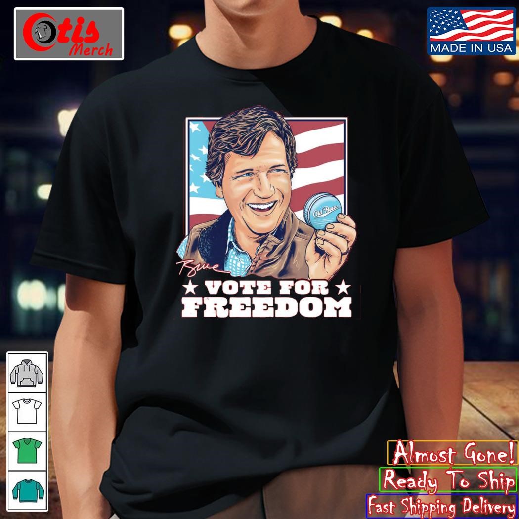 Tucker Carlson Vote For Freedom Shirt