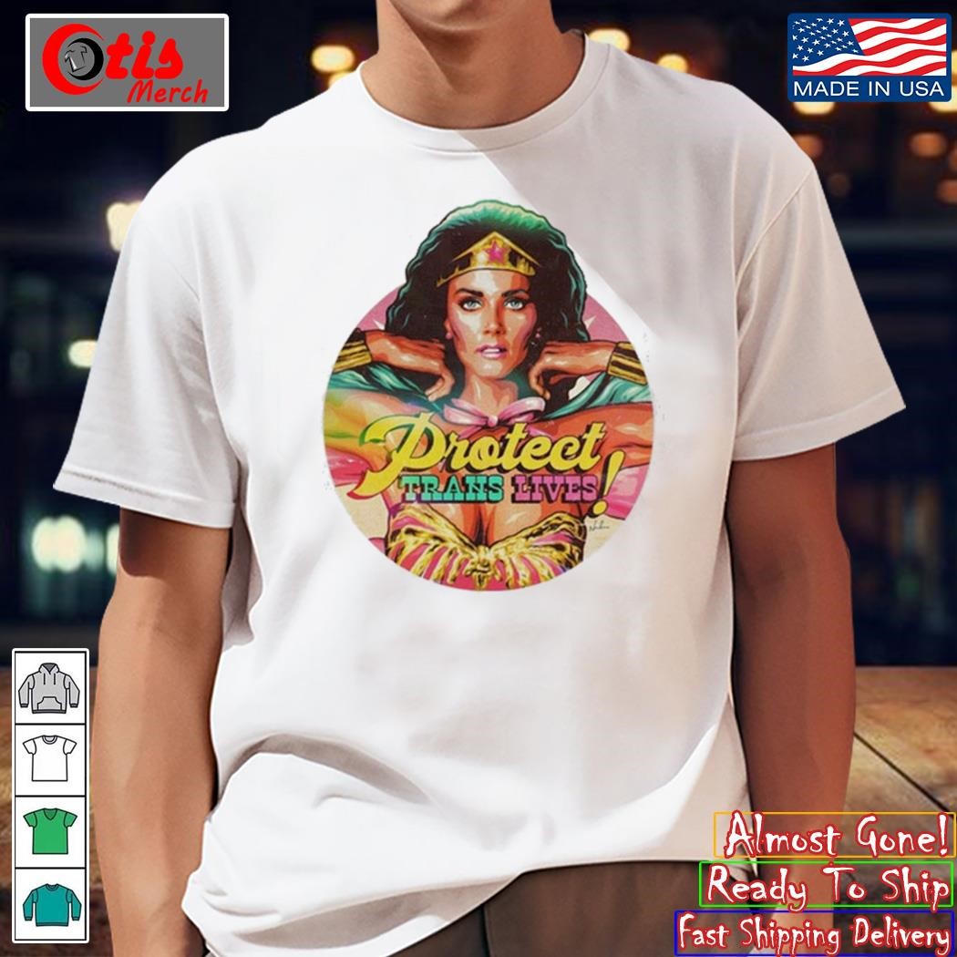 Wonder Woman Lynda Carter Protect Trans Lives shirt